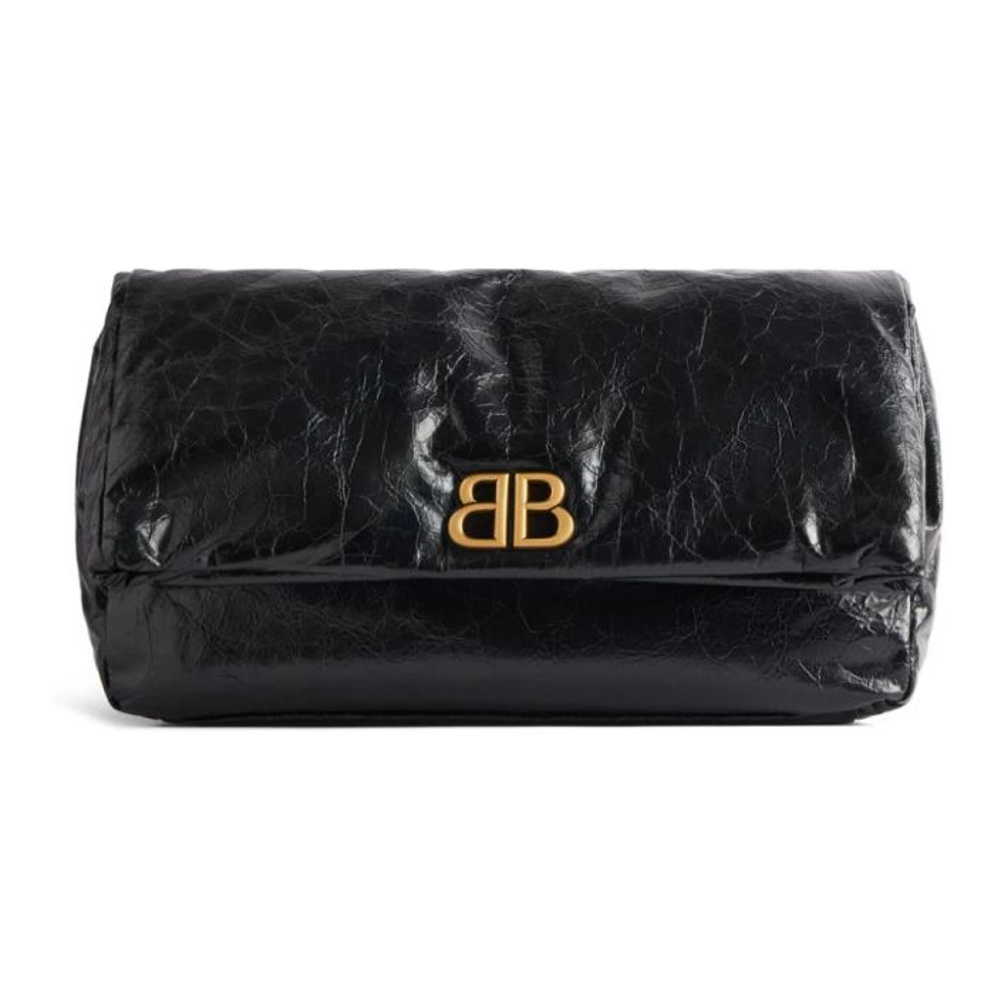 Women's 'Monaco Logo-Plaque' Clutch Bag