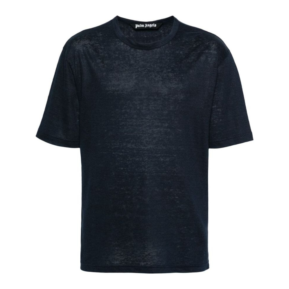 T-shirt 'Logo-Embroidered' pour Hommes