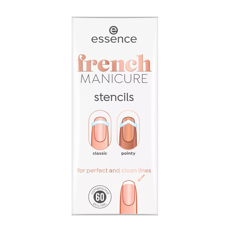 Pochoirs pour ongles 'French Manicure' - 01 French 60 Pièces