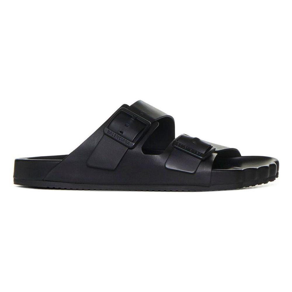 'Double Buckled' Flache Sandalen für Herren