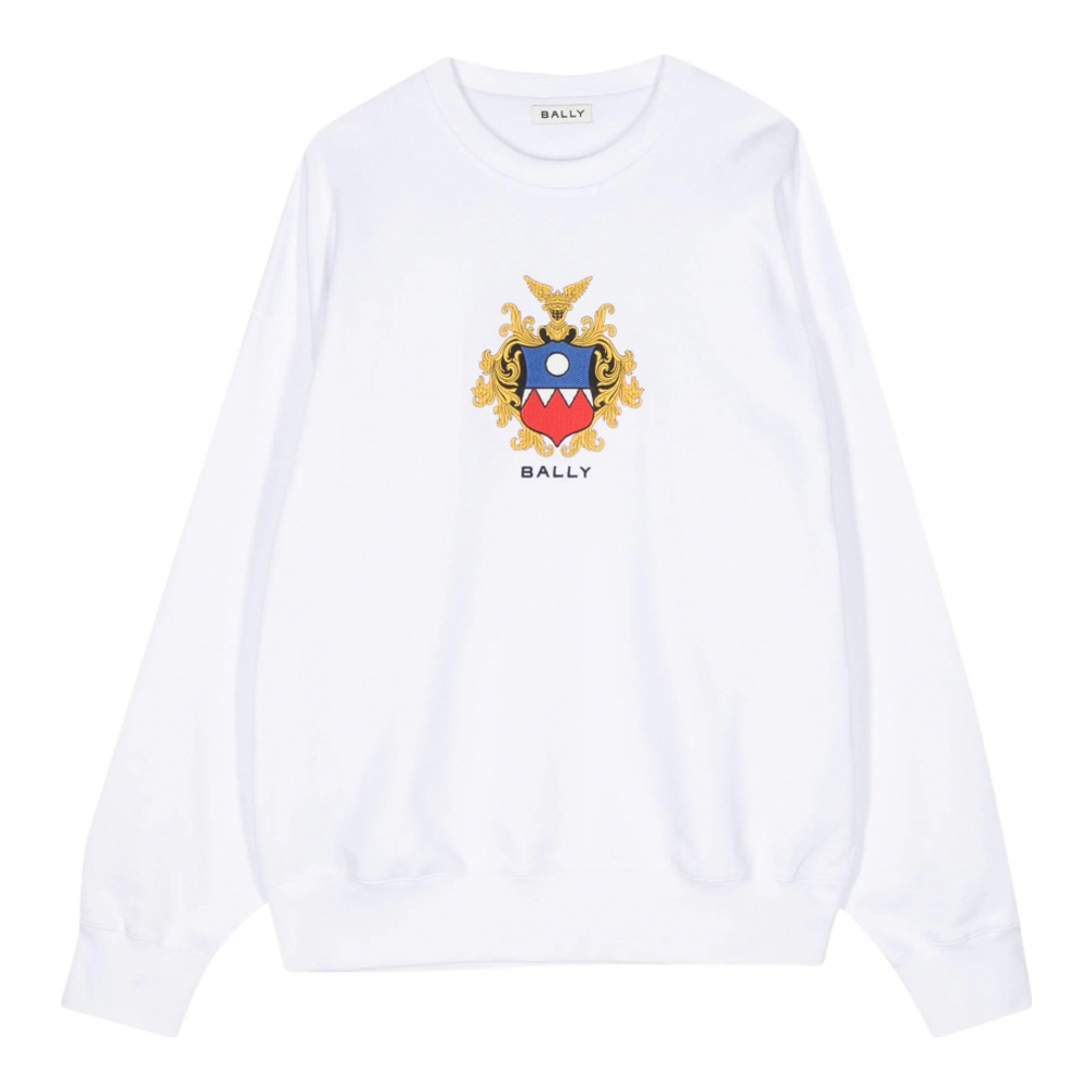 Sweatshirt 'Logo-Embroidered' pour Hommes