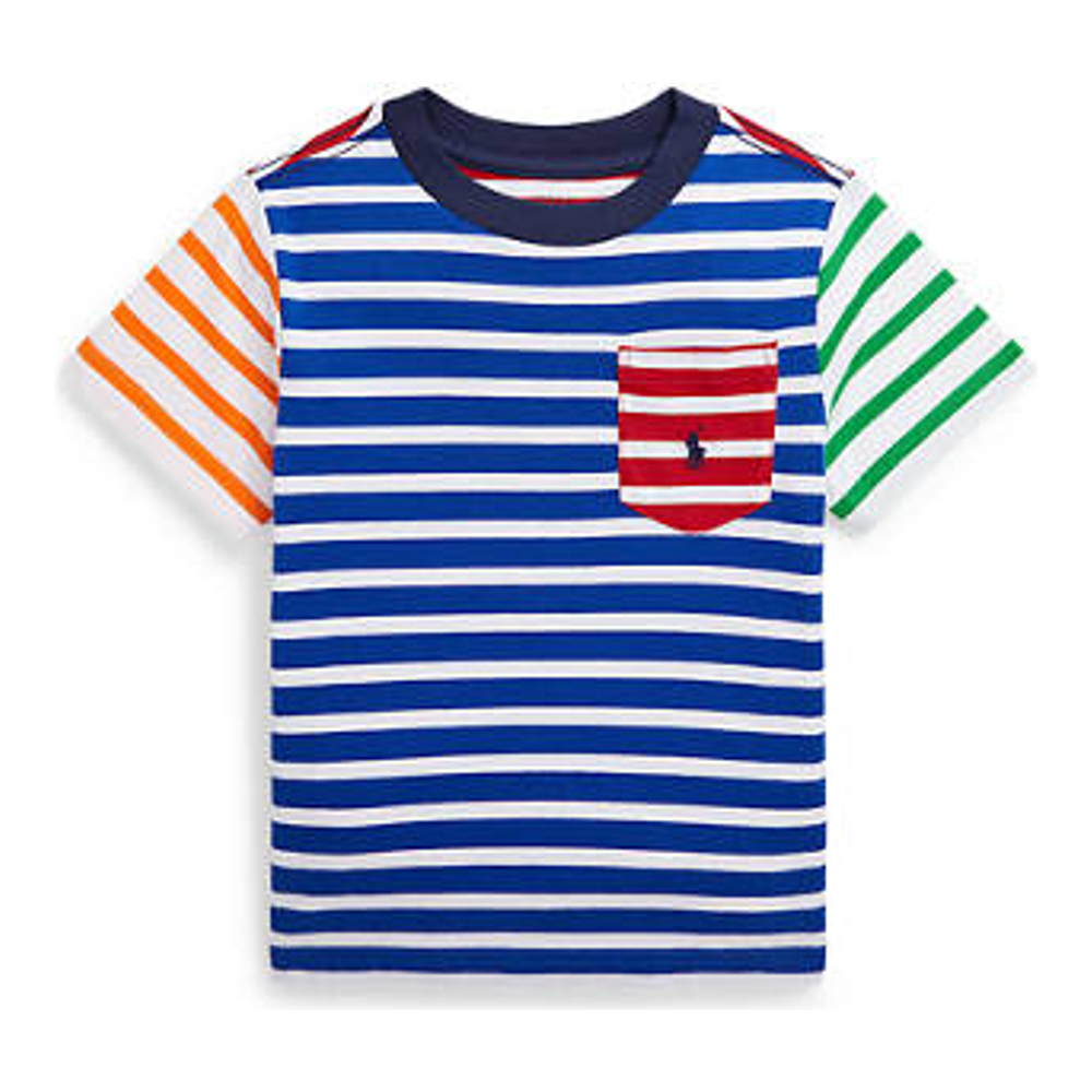 Little Boy's 'Striped Pocket' T-Shirt