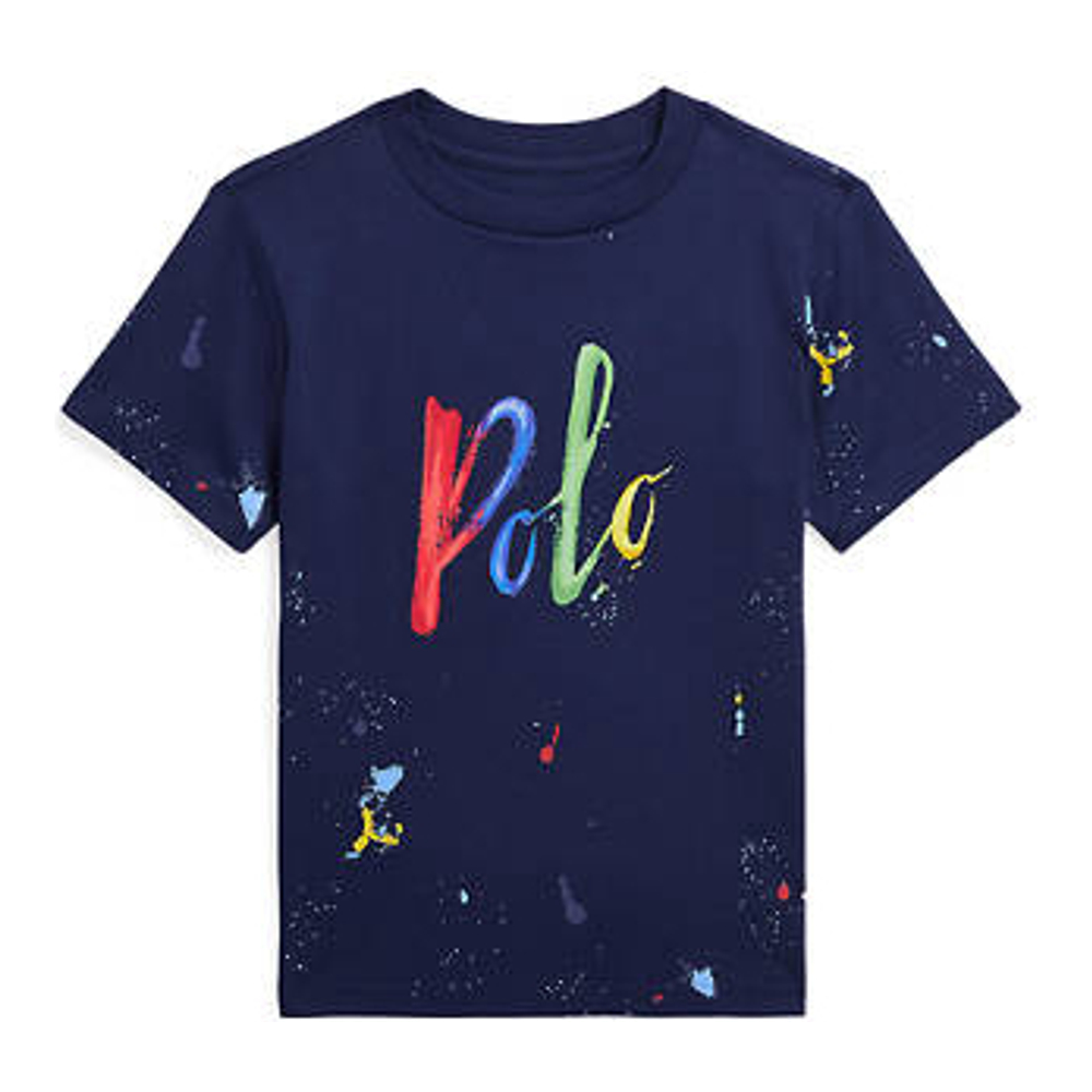 'Logo' T-Shirt für Kleiner Jungen