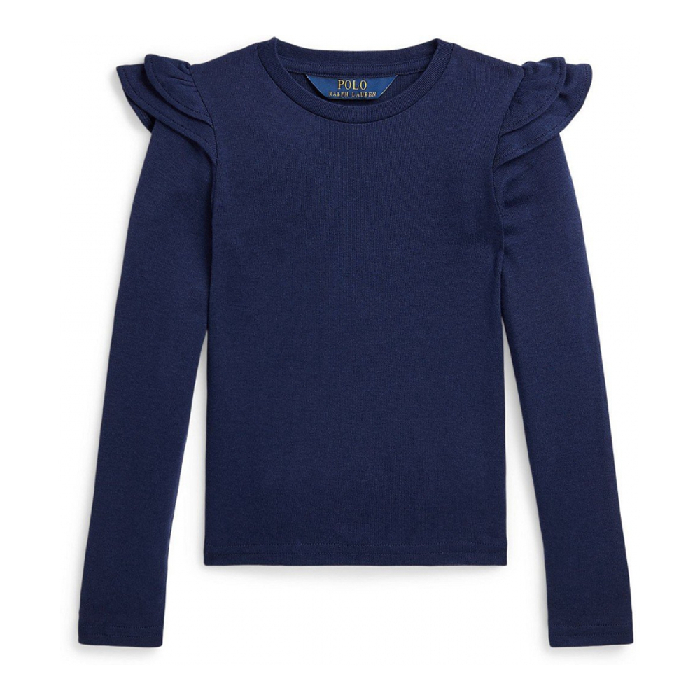 Toddler & Little Girl's 'Ruffled' Long-Sleeve T-Shirt