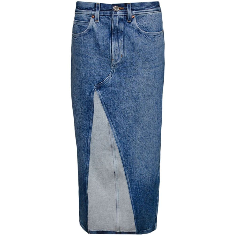 Women's 'Front-Slit' Denim Skirt