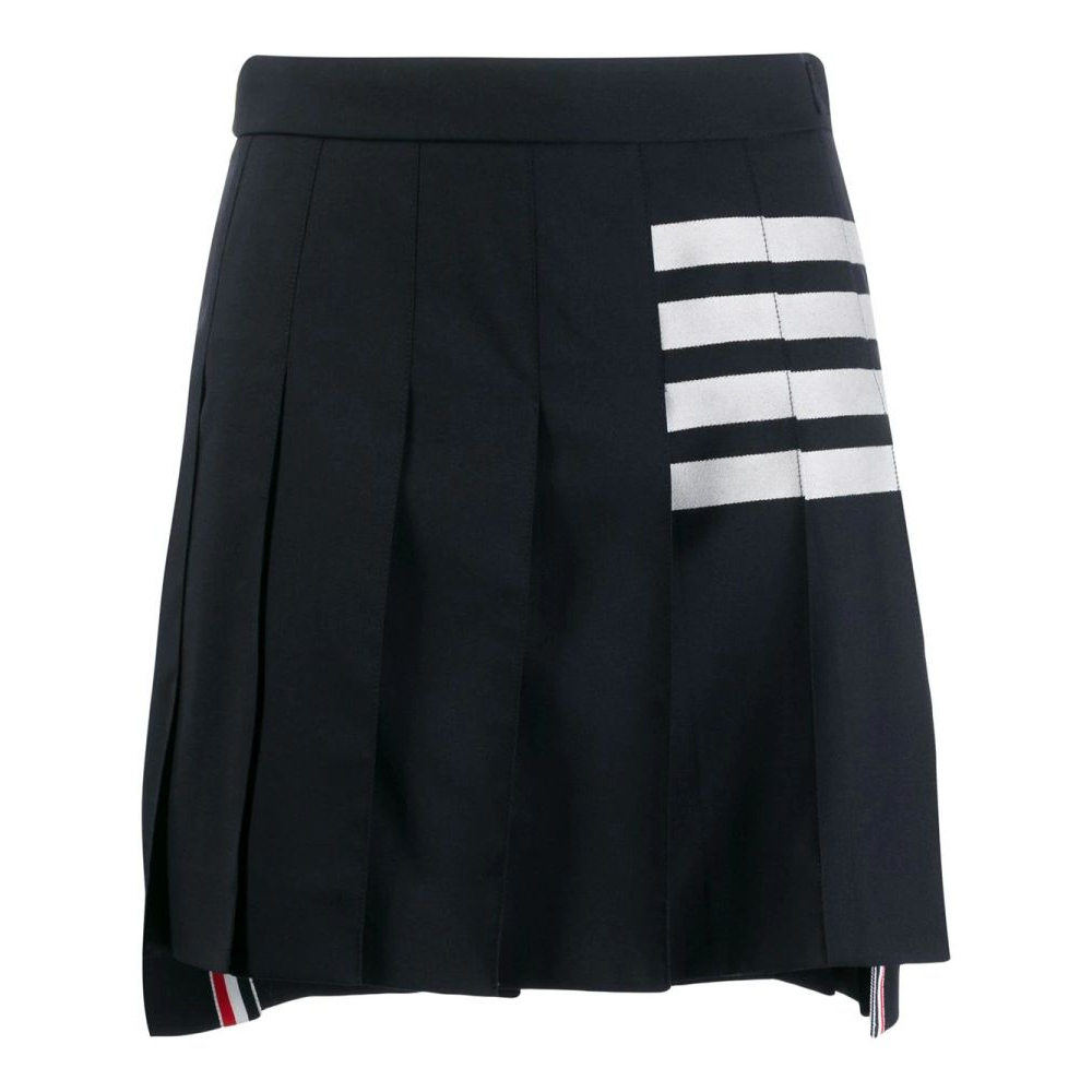 '4-Bar Pleated' Mini Rock für Damen