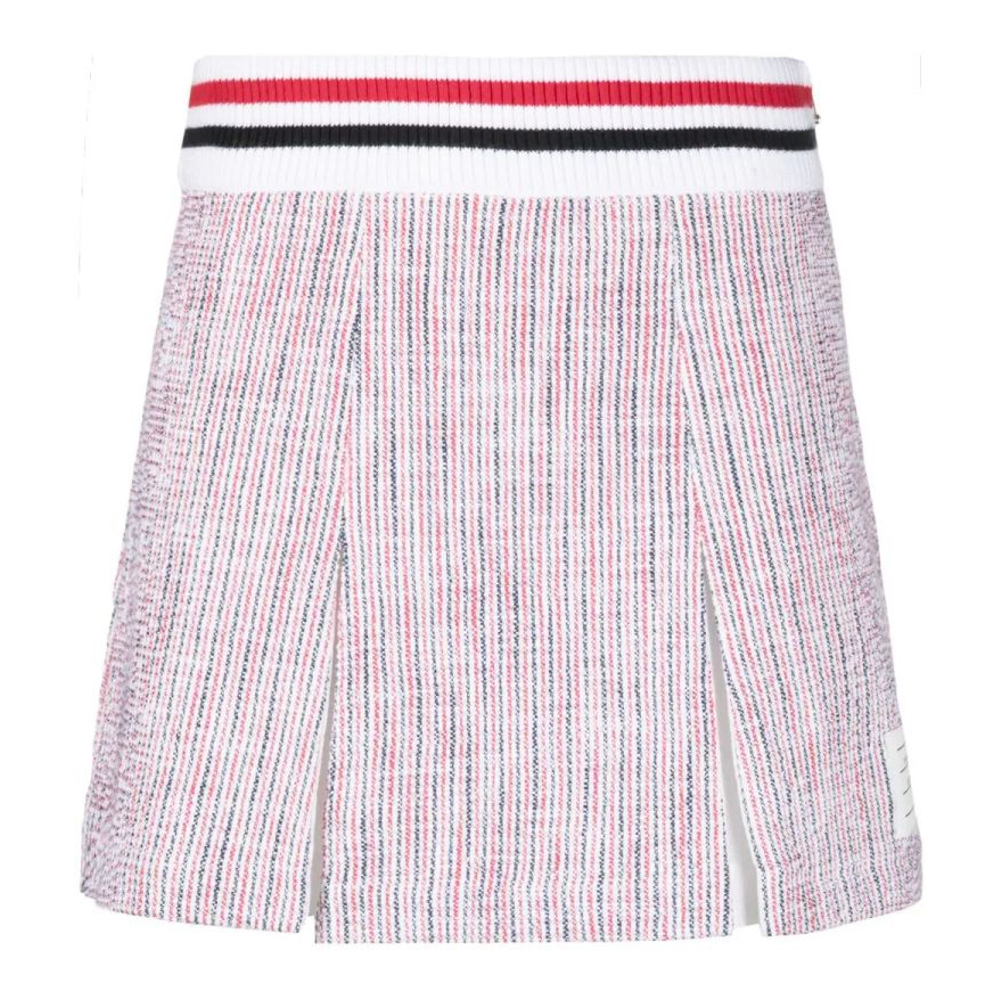 Women's 'Tweed Seersucker Pleated' Mini Skirt