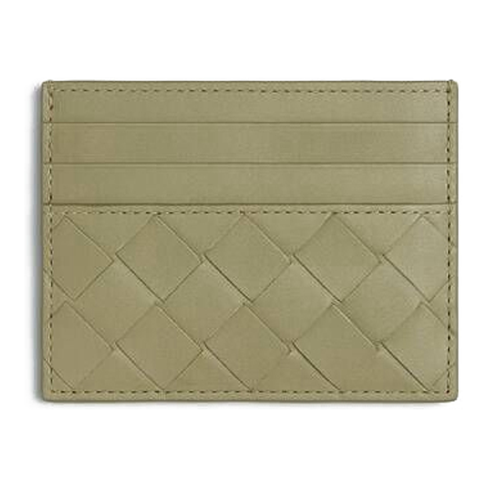 Men's 'Intrecciato Credit' Card Holder