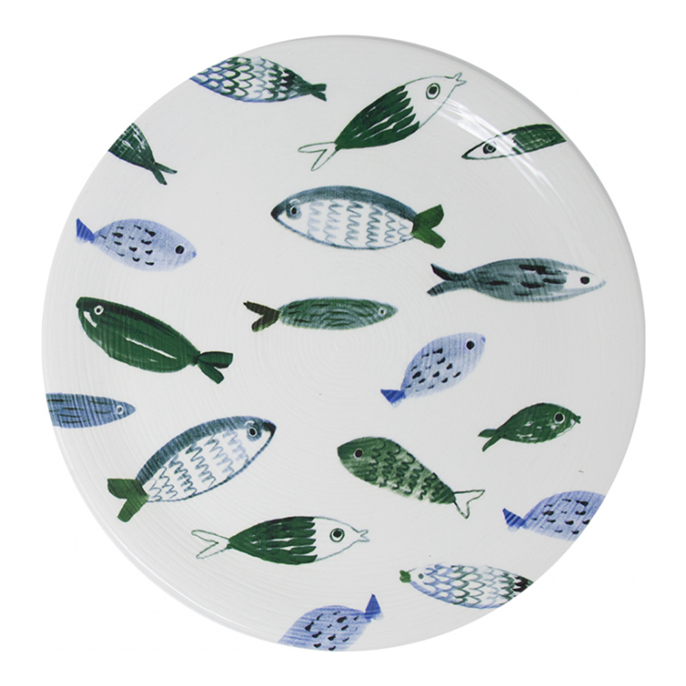 'Camogli Glazed' Dinner Plate Set - 27.5 cm - 6 Pieces