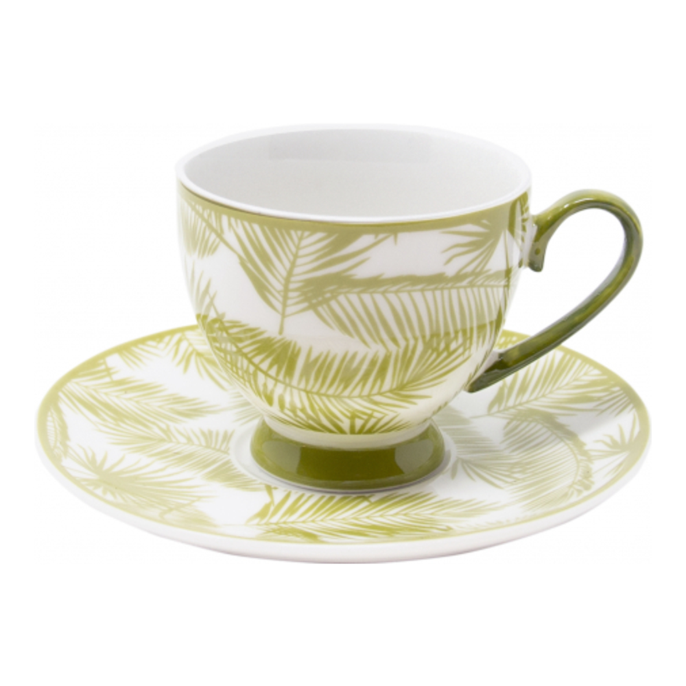 'Aruba' Coffee Cup & Saucer Set - 12 Pieces