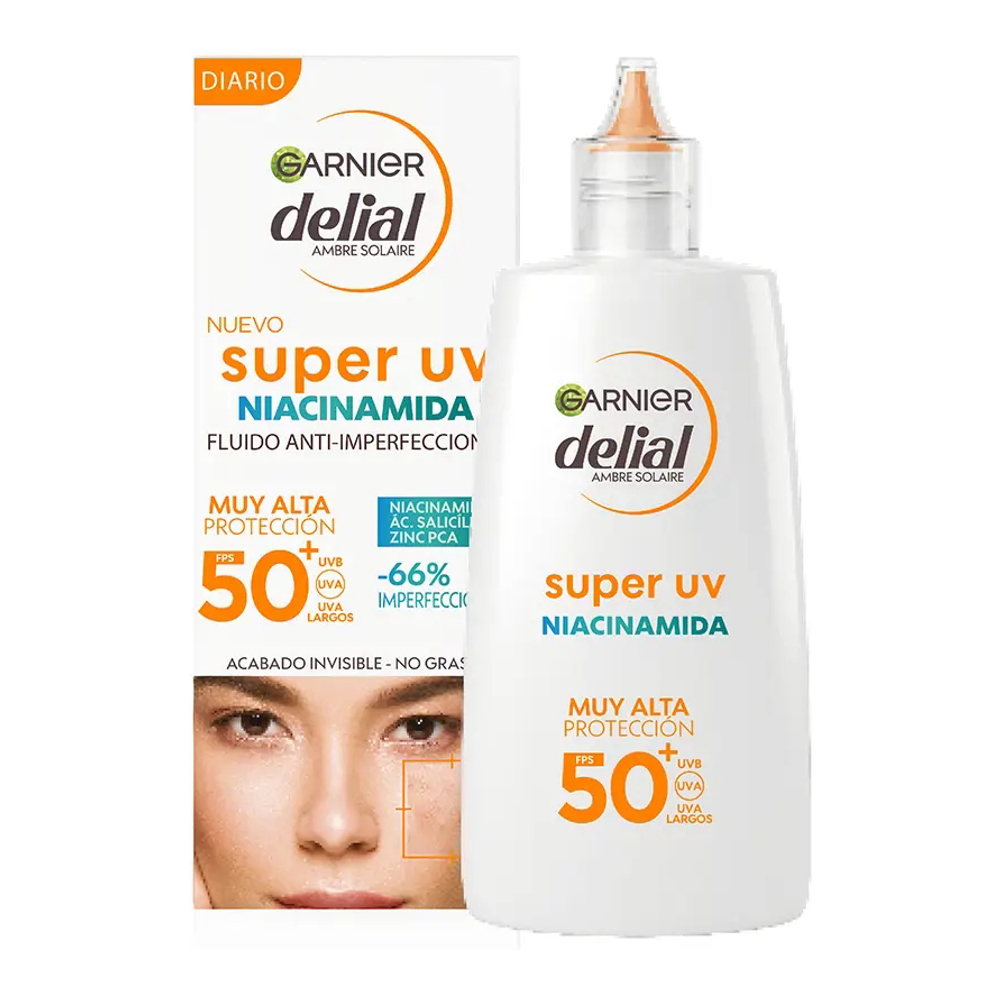 'Delial Super Uv Niacinamide Anti-Blemish SPF50+' Sonnenschutz für das Gesicht - 40 ml