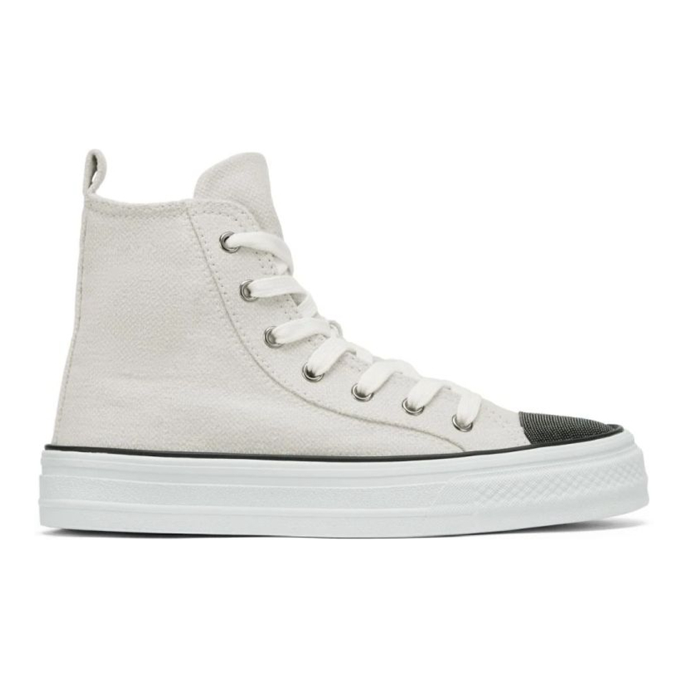 Women's 'Panelled' High-Top Sneakers