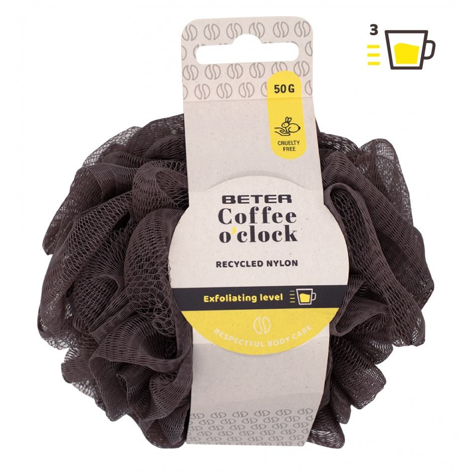 'Coffee O’Clock' Shower Pouf