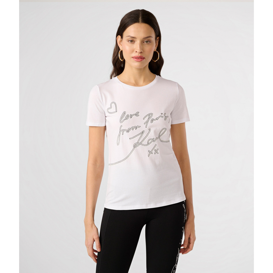 'Love From Paris Logo' T-Shirt für Damen