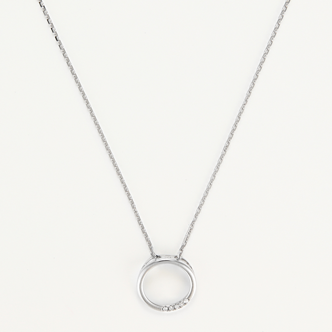 Pendentif sur chaine 'Cercle' pour Femmes