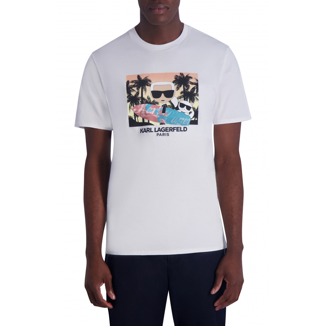 Men's 'Surf Karl Choupette Graphic' T-Shirt