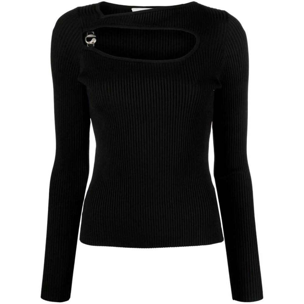 Women's 'Cut-Out Ribbed' Long Sleeve top
