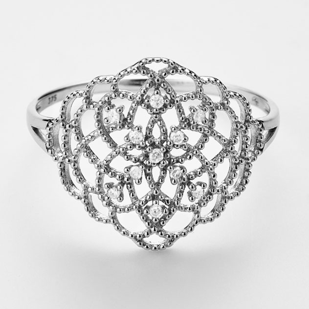 Women's 'Dentelle' Ring