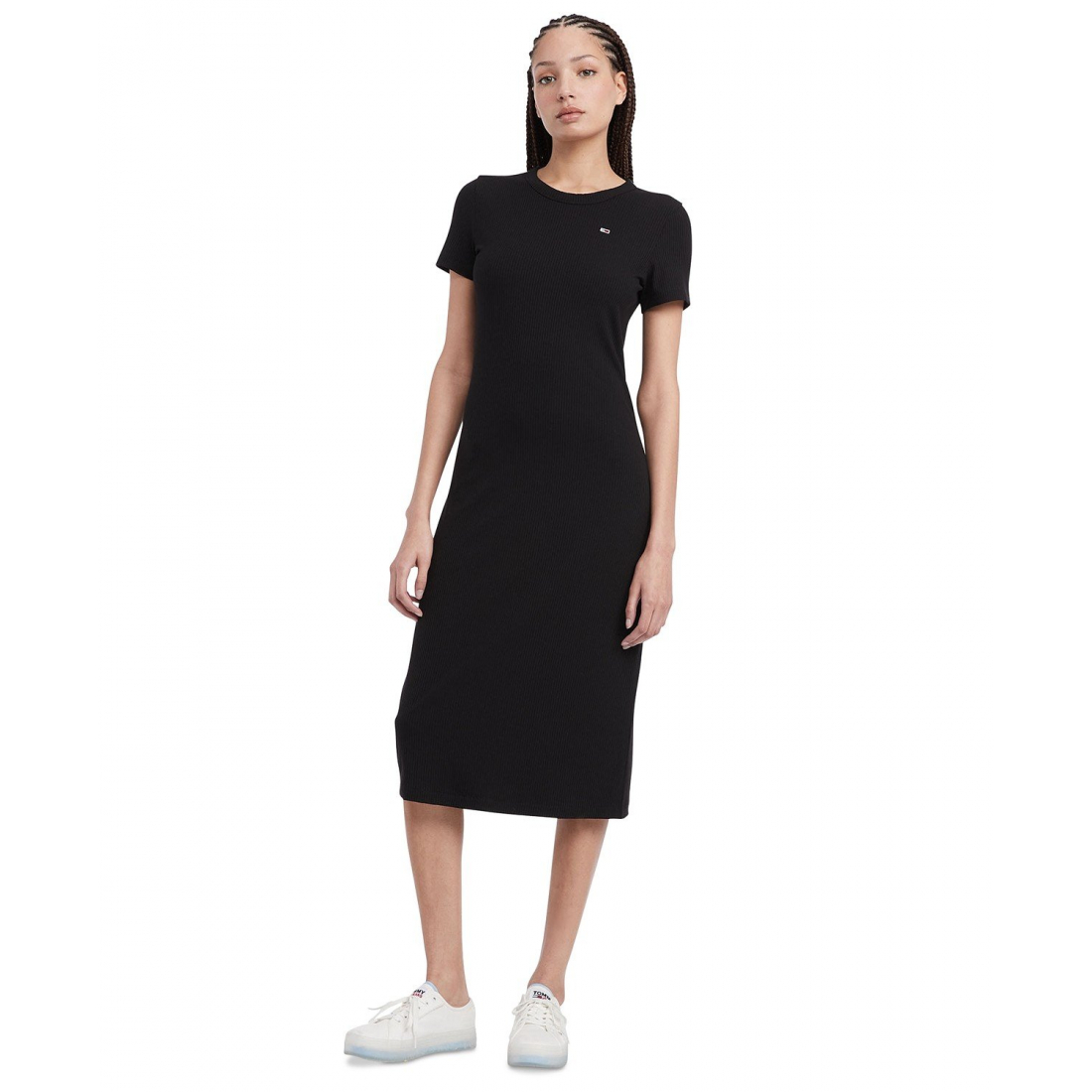 'Ribbed Bodycon Midi Dress' für Damen