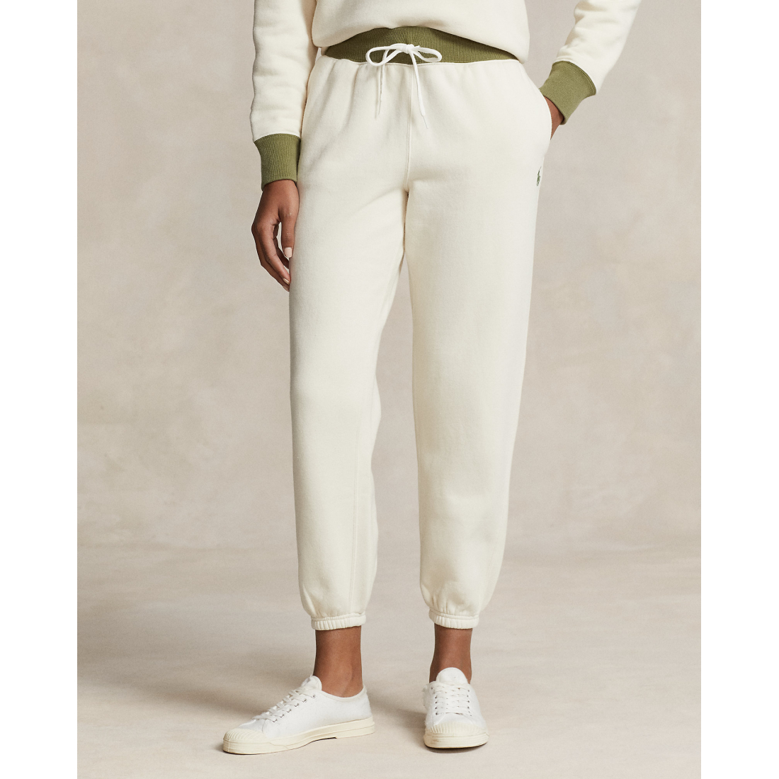 Two-Tone Fleece Athletic Pant pour Femmes