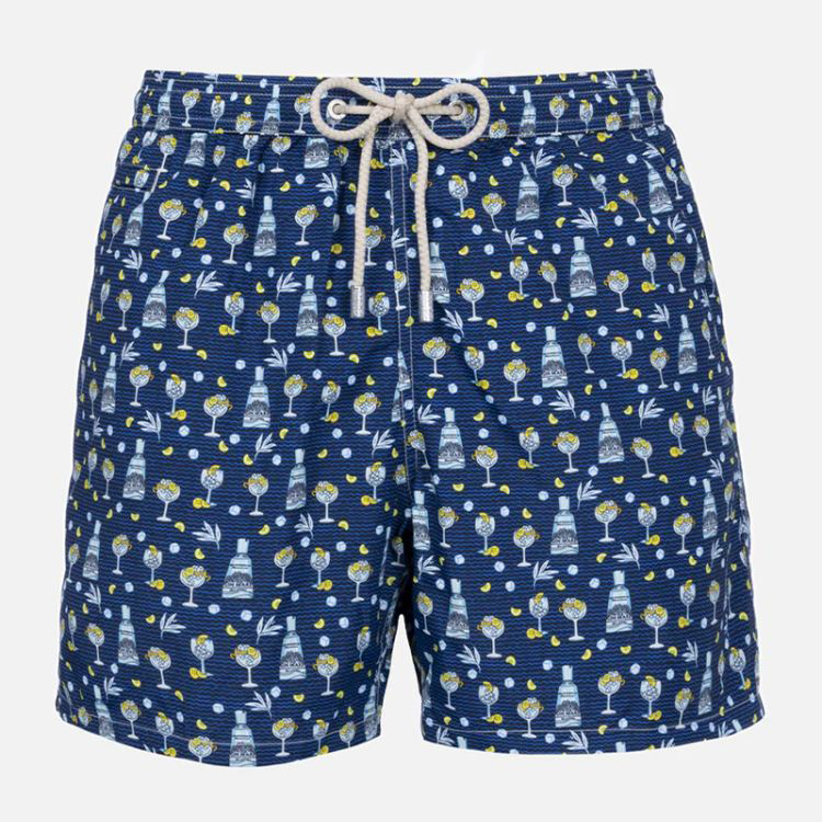 'Gin Mare Print' Badeshorts für Herren