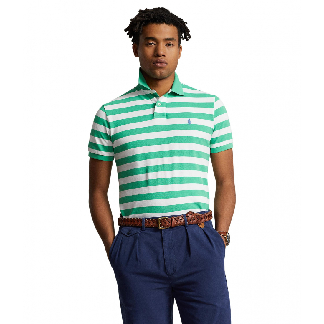 Polo 'Classic Fit Striped' pour Hommes