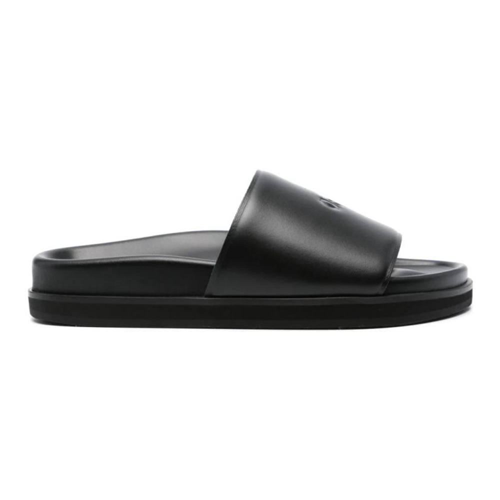 Women's 'Debossed-Logo' Flat Sandals