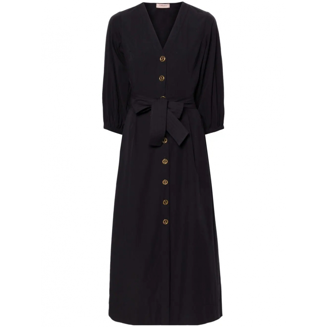 Robe maxi 'Button-Up A-Line' pour Femmes