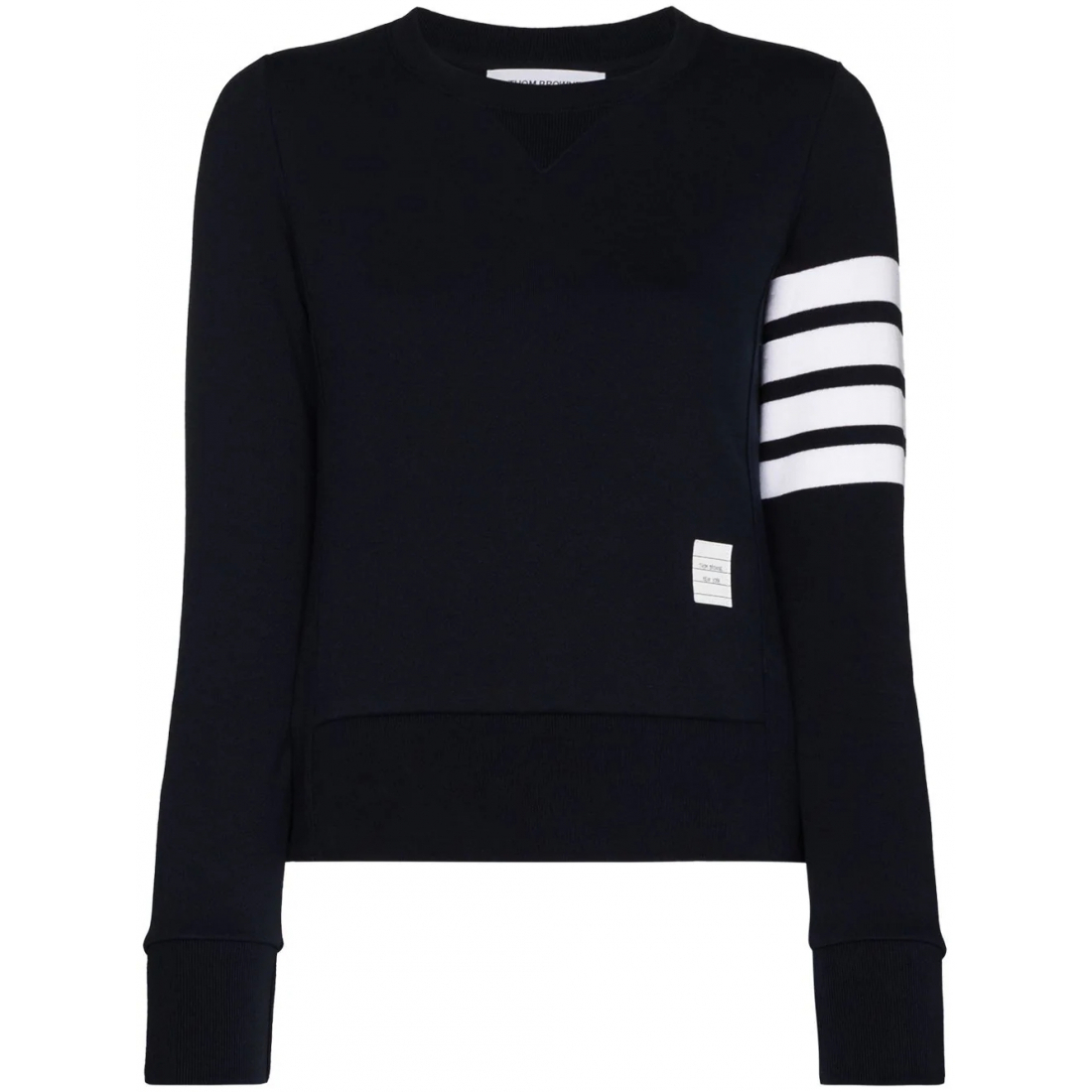 Women's 'Four-Bar Stripe' Crop Sweater