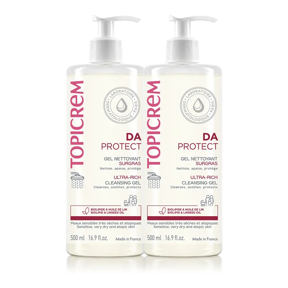 Huile de douche 'DA Protect Replenishing Cleansing' - 500 ml, 2 Pièces