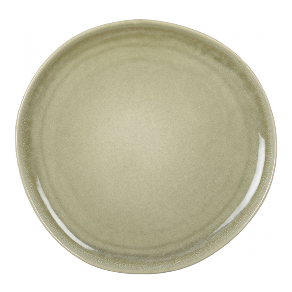 Assiette Plate Verte 27.2Cm