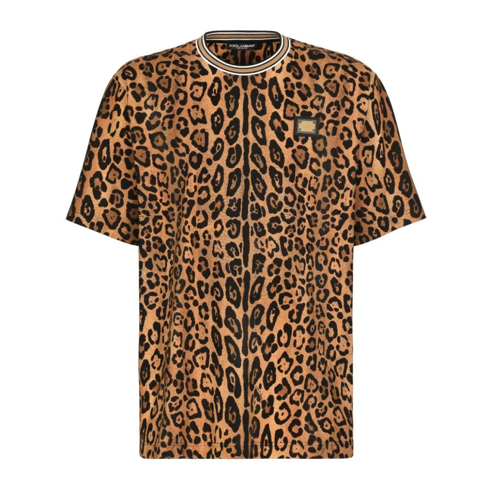 'Leopard' T-Shirt für Herren