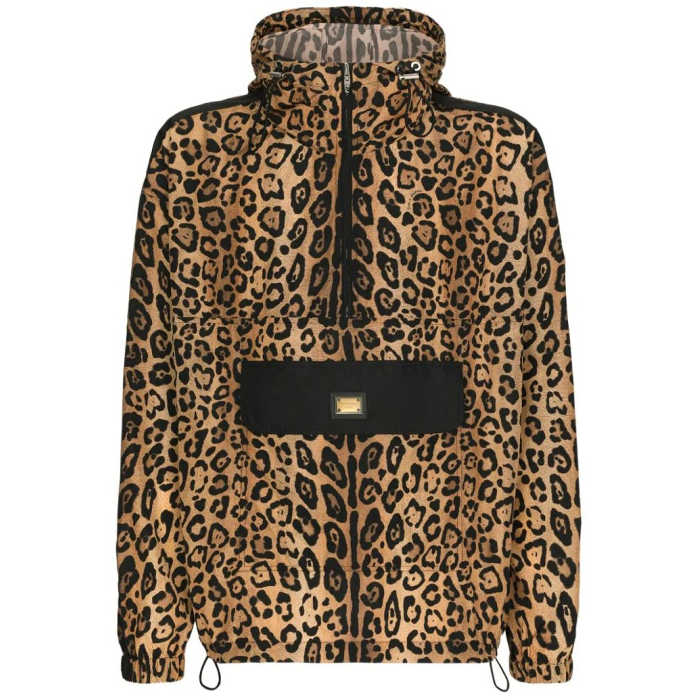 Men's 'Leopard Hooded' Jacket