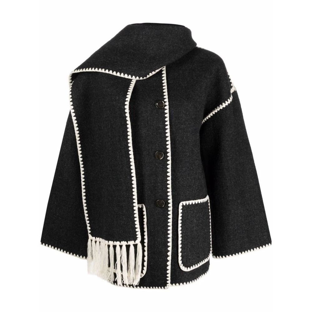 Women's 'Embroidered Scarf' Jacket