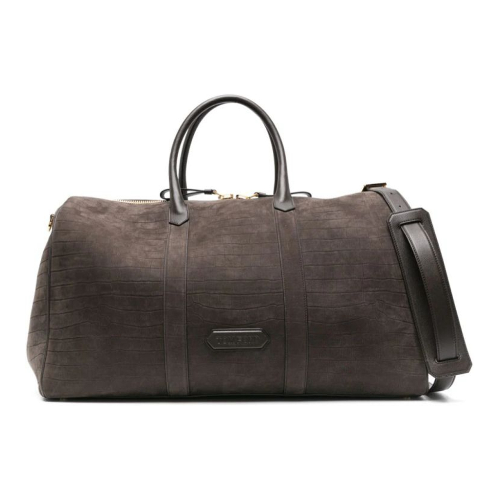 Sac Cabas 'Crocodile-Embossed' pour Hommes