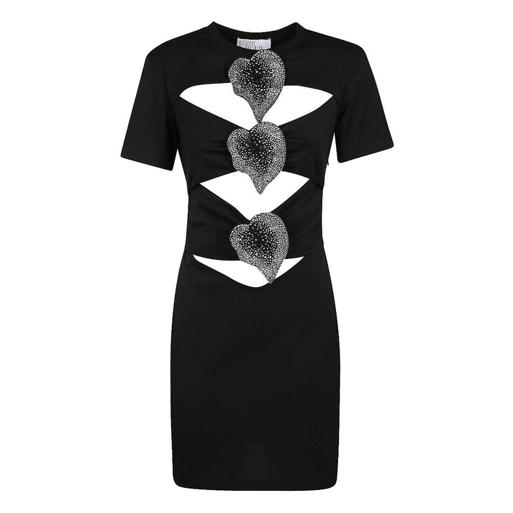 Women's 'Cut-Out Detail Crystal Embellished' T-shirt Dress