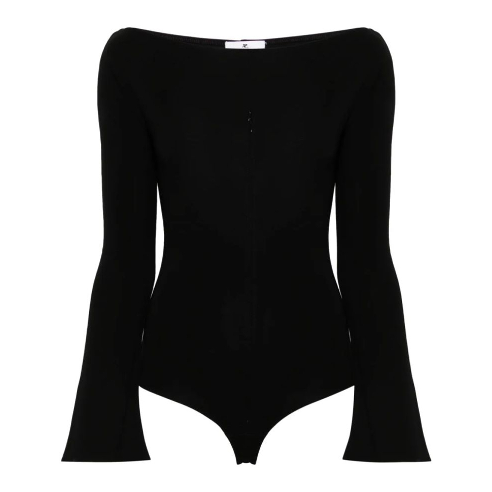 'Zip-Detail Jerey' Bodysuit für Damen