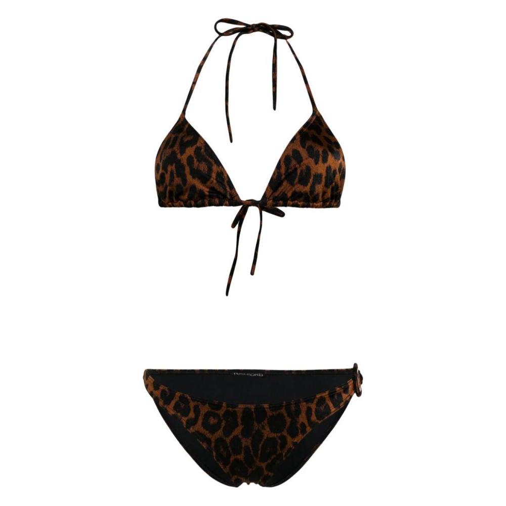 'Leopard-Print' Bikini für Damen