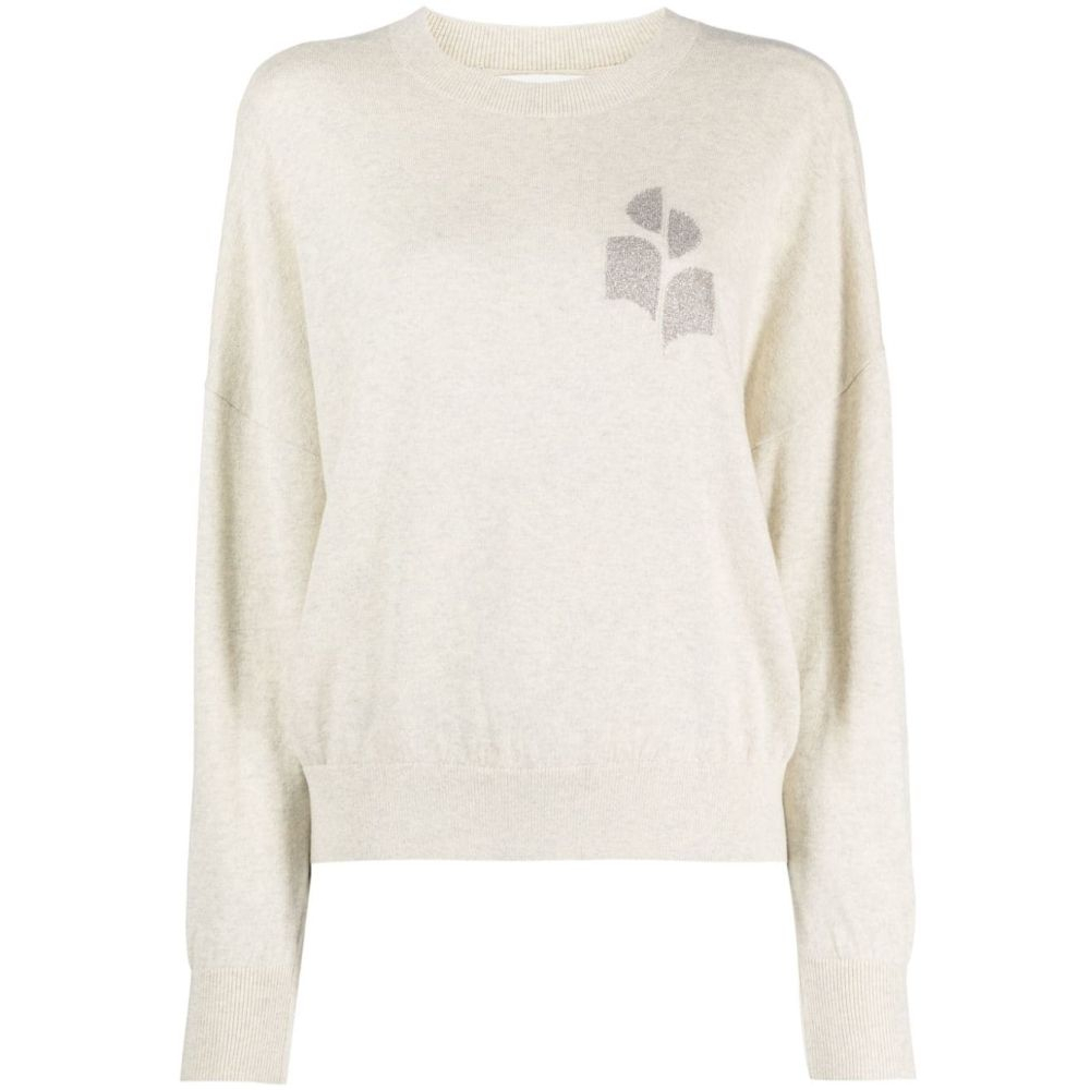 Women's 'Monogram-Embroidered Fine-Knit' Sweater