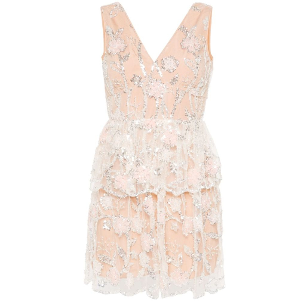 Women's 'Sequined Lace' Mini Dress