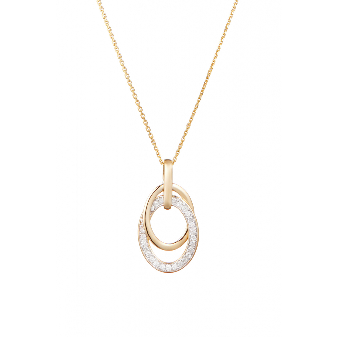 Women's 'Double jeu' Pendant with chain