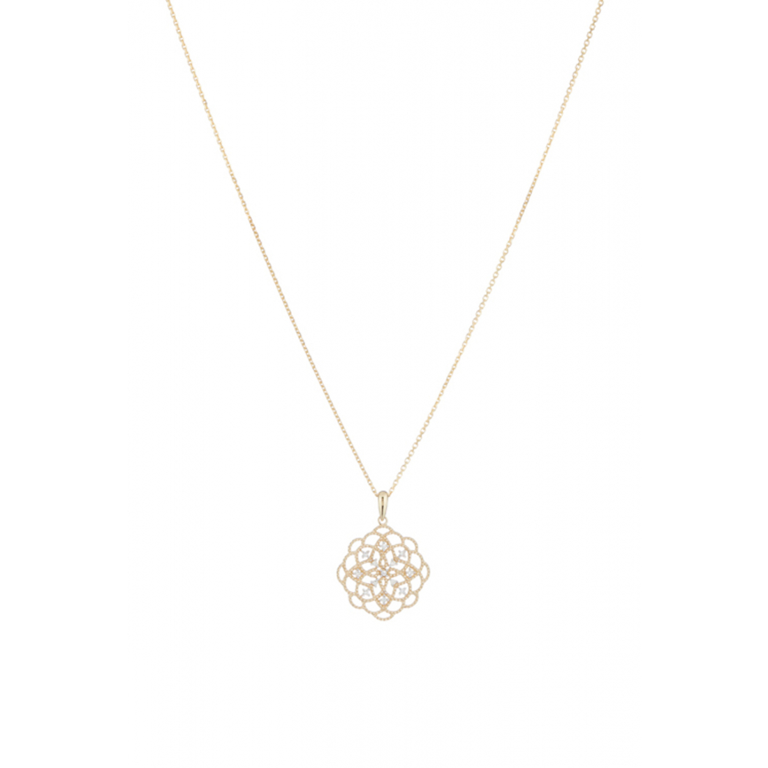 Women's 'Dentelle' Pendant with chain