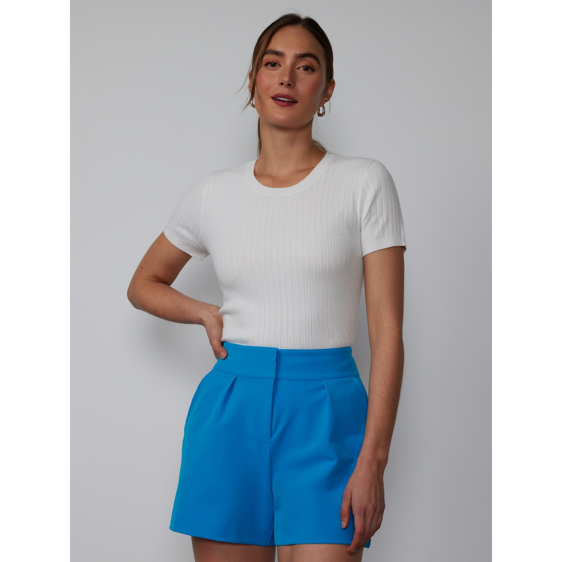 Women's 'High Rise Pleated' Shorts