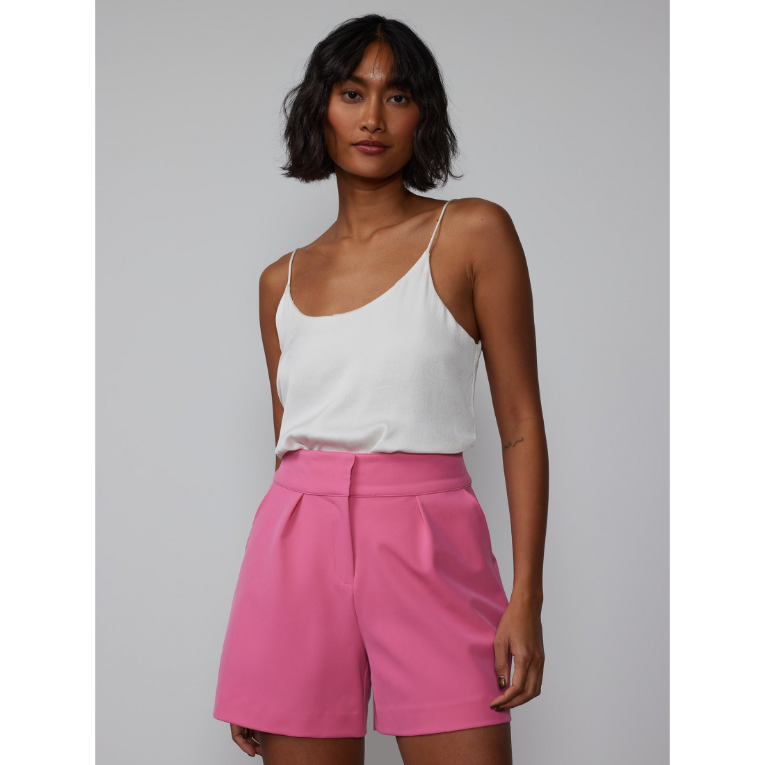 Women's 'High Rise Pleated' Shorts