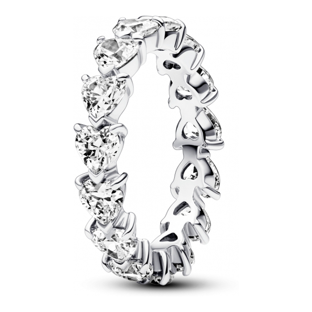 Women's 'Row Of Hearts Eternity' Ring