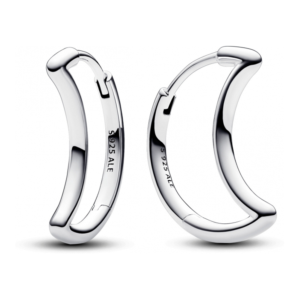 Women's 'Moon Hoop' Earrings