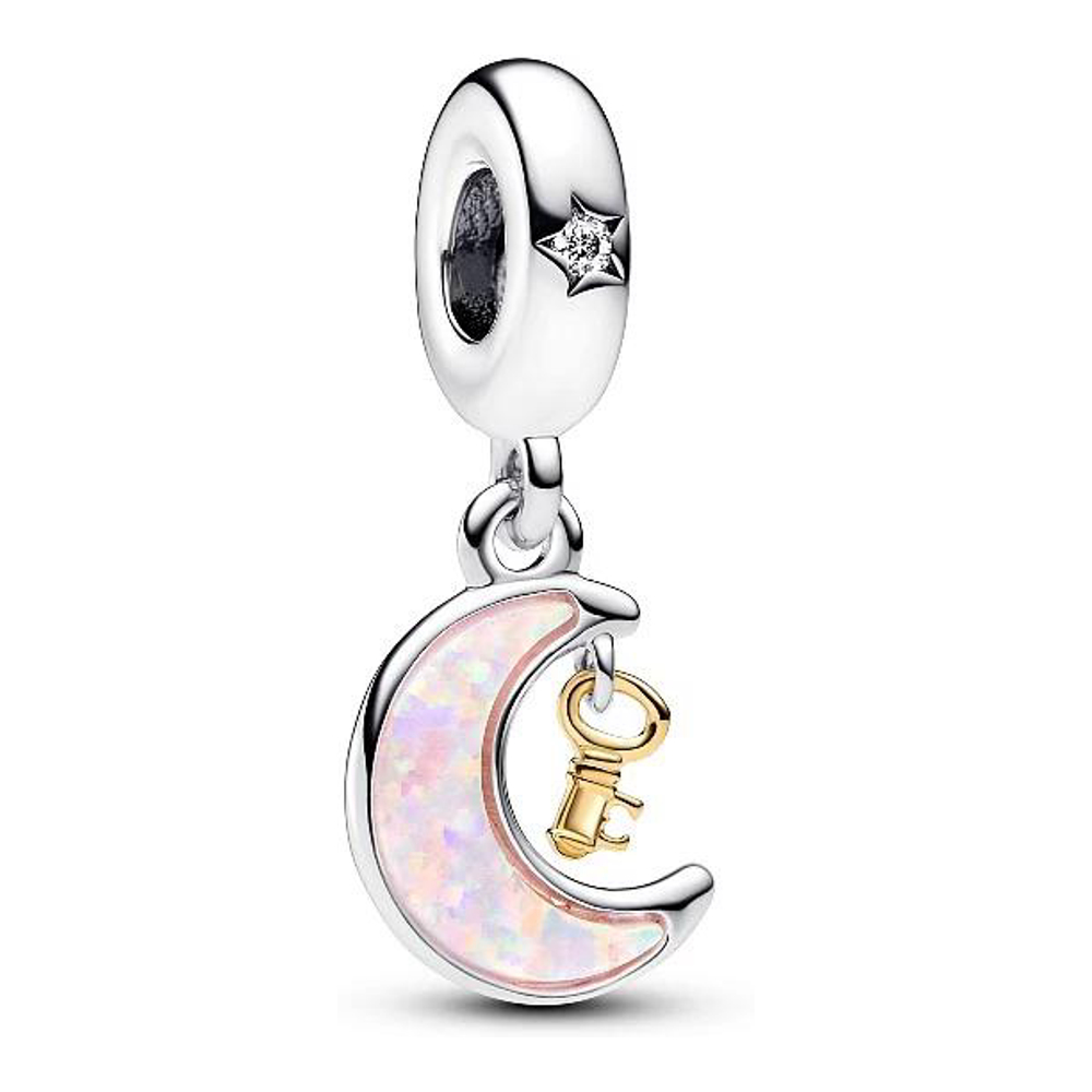 Charm 'Key & Moon' pour Femmes