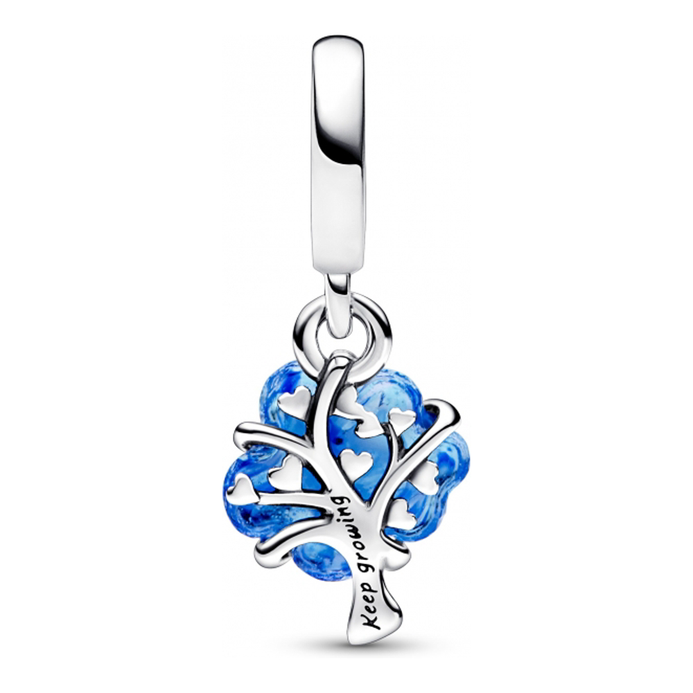 'Blue Family Tree' Charm für Damen