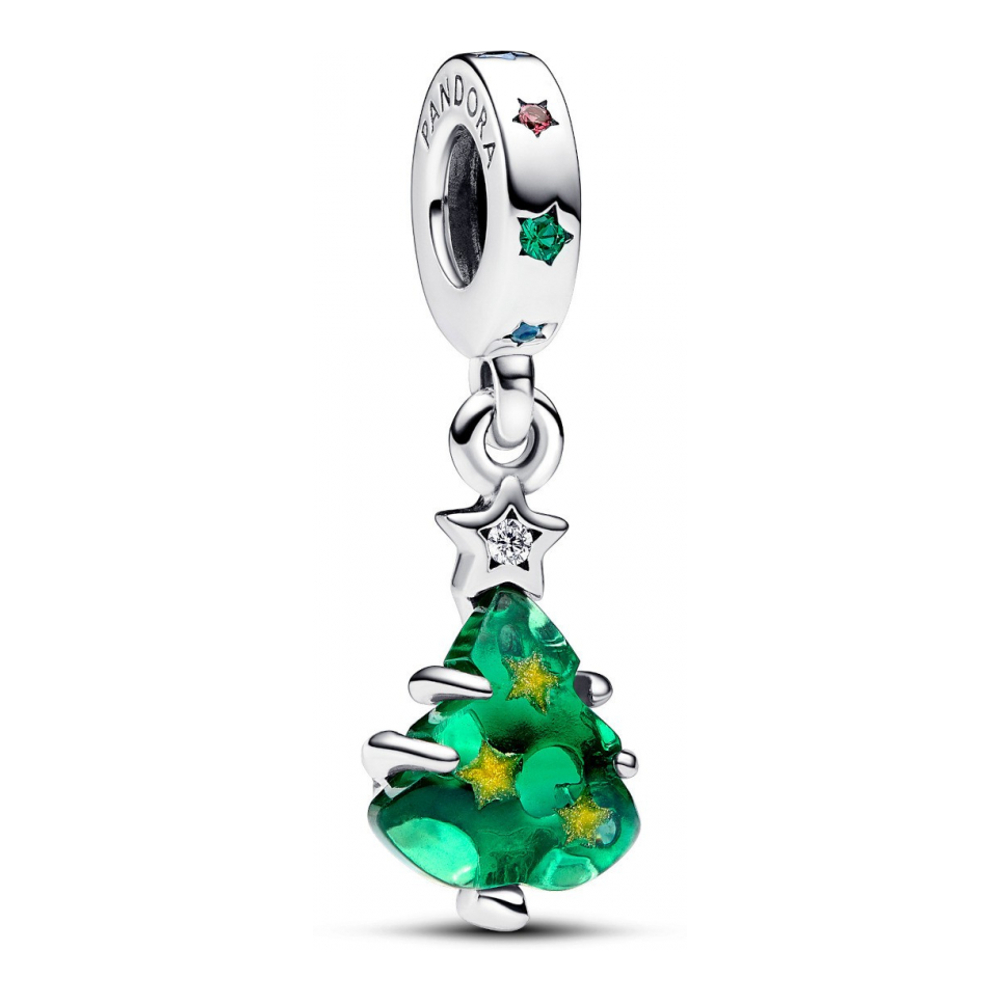 'Sparkling Christmas Tree' Charm für Damen