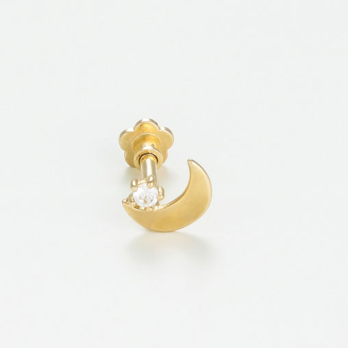 Women's 'Lune Dorée' Piercing